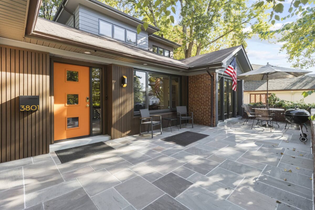 Outside of Home After House Renovation in Alexandria, VA