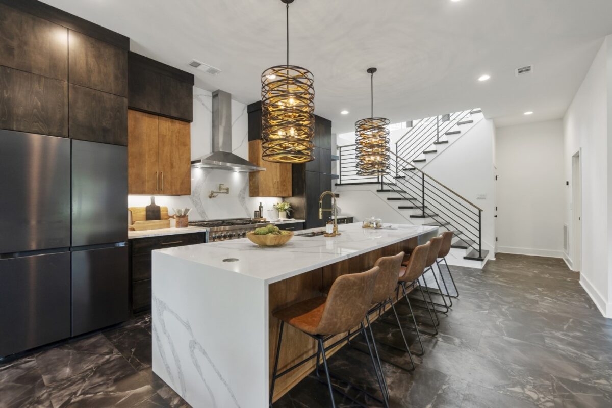 Kitchen after kitchen remodeling in McLean, VA