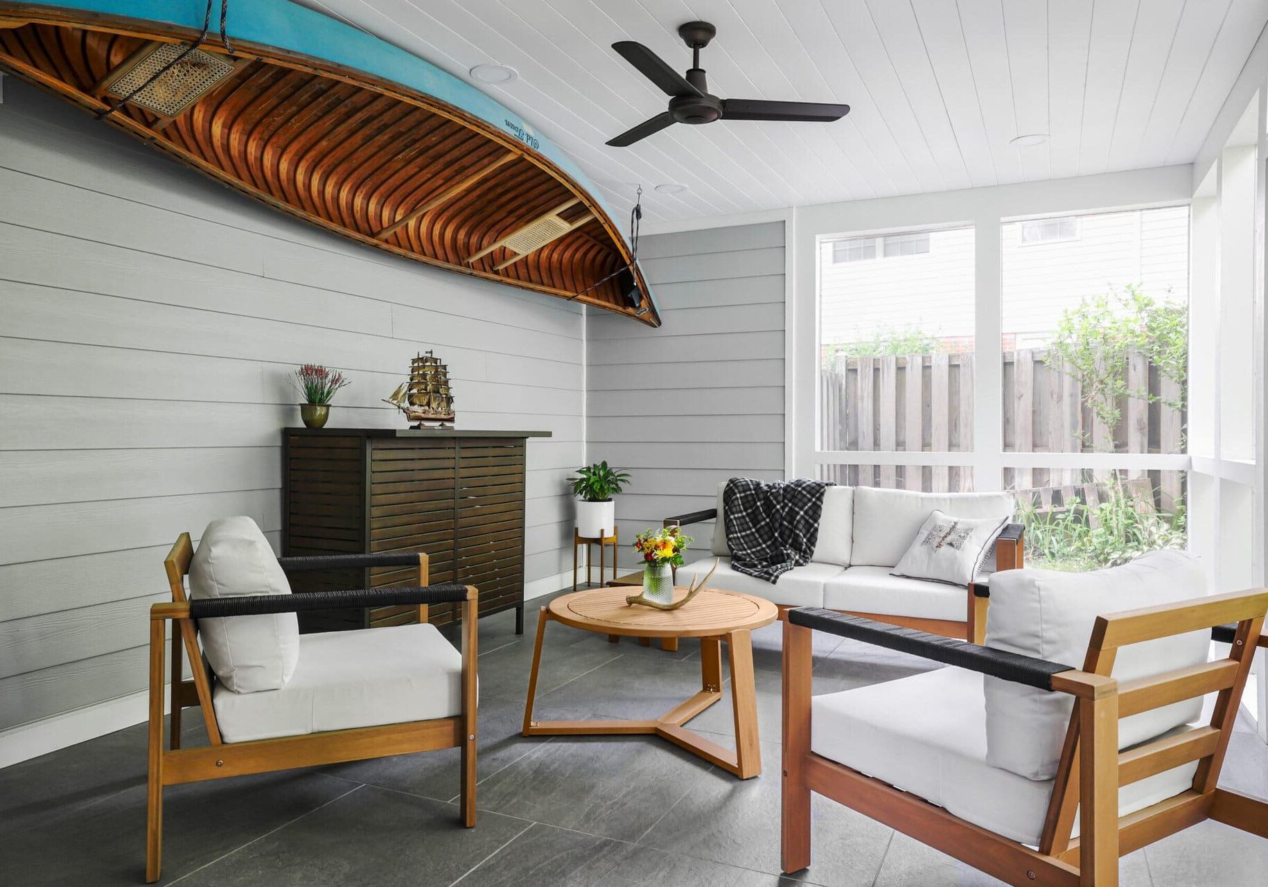 Sunroom After a Sunroom Addition in Vienna, VA